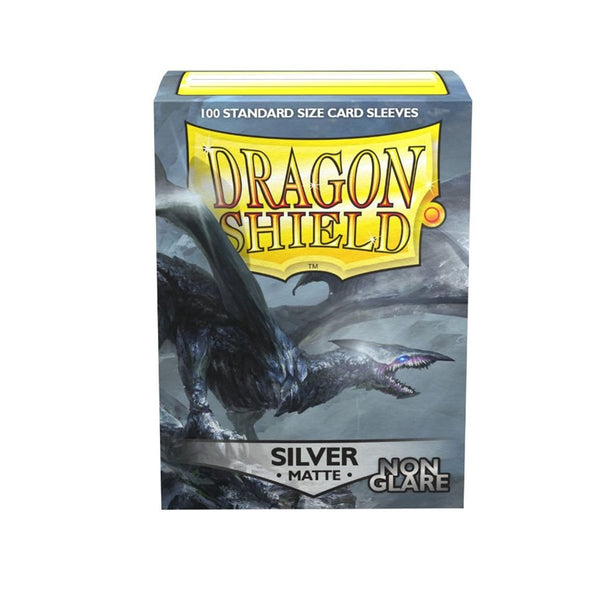 Dragon Shield - Matte Sleeves: Silver Non-Glare (100ct)