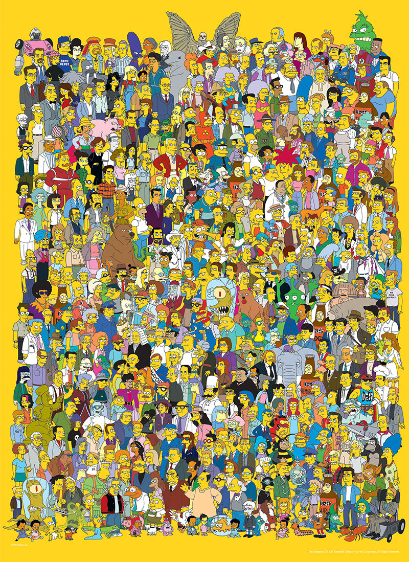 Puzzle - USAopoly - The Simpsons: Cast of Thousands (1000 Pieces)