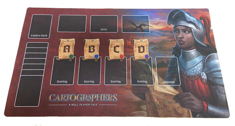 Cartographers - Playmat (Red)