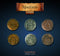 Legendary Metal Coins: Season 2 - Spartans Coin Set (24 pcs)