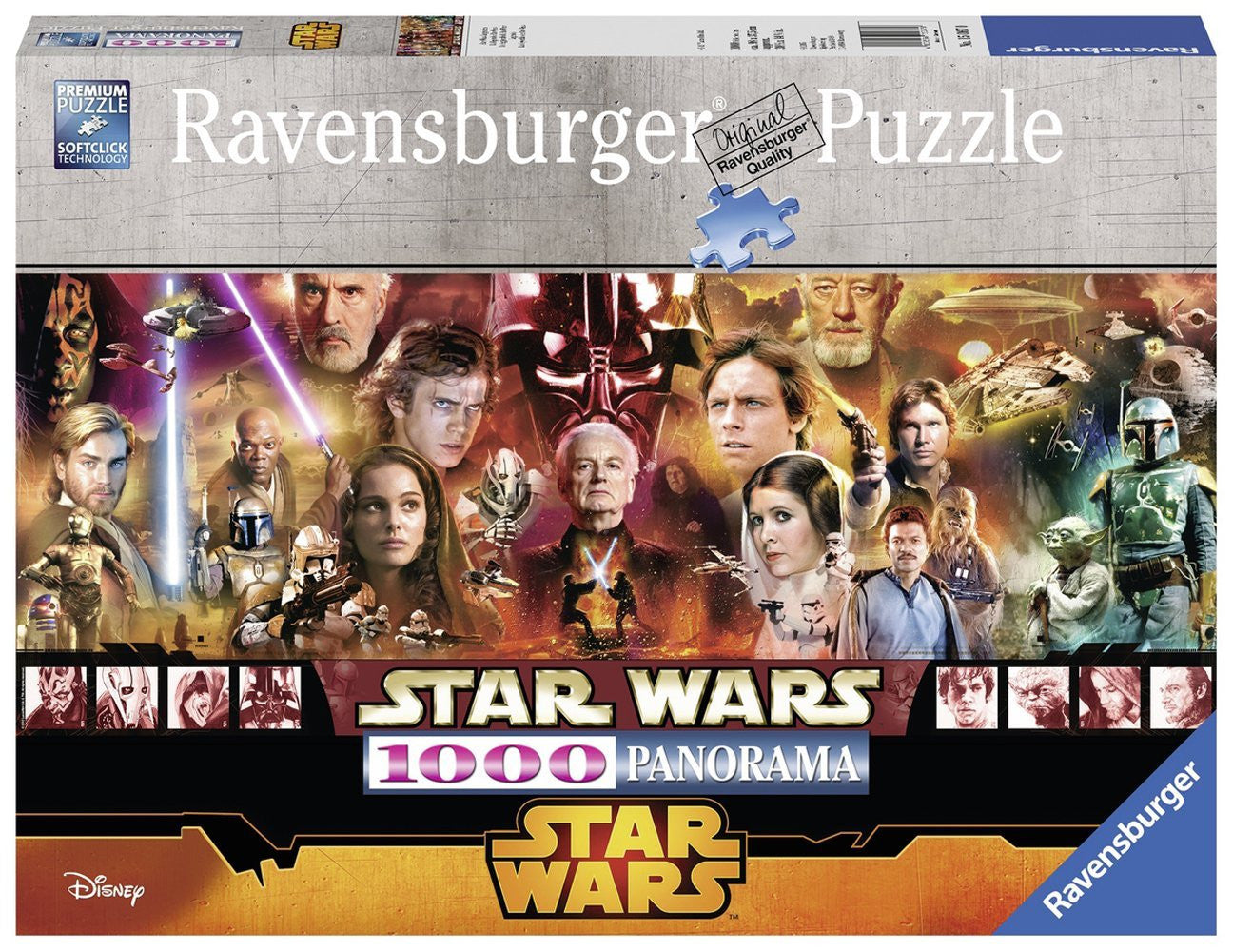 Puzzle - Star Wars Legends 1000-Piece Panorama