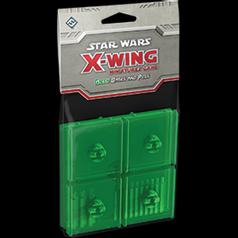 Star Wars X-Wing: Green Bases And Pegs