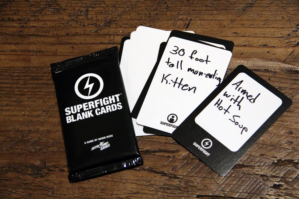Superfight: Blank Cards (20 Card Pack)