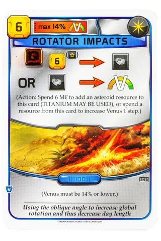 Top Shelf Gamer - Acrylic Resource Tokens compatible with Terraforming Mars™ Venus Expansion (set of 23)