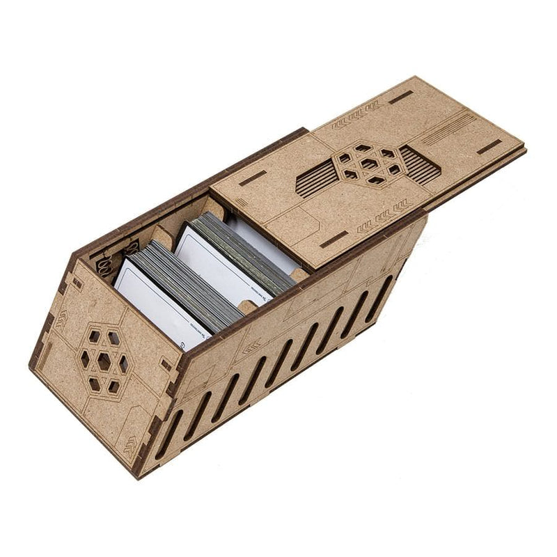 The Dicetroyers - Deck Holder: Crate Version (250 Standard Size Sleeved Cards) (Italy Import)