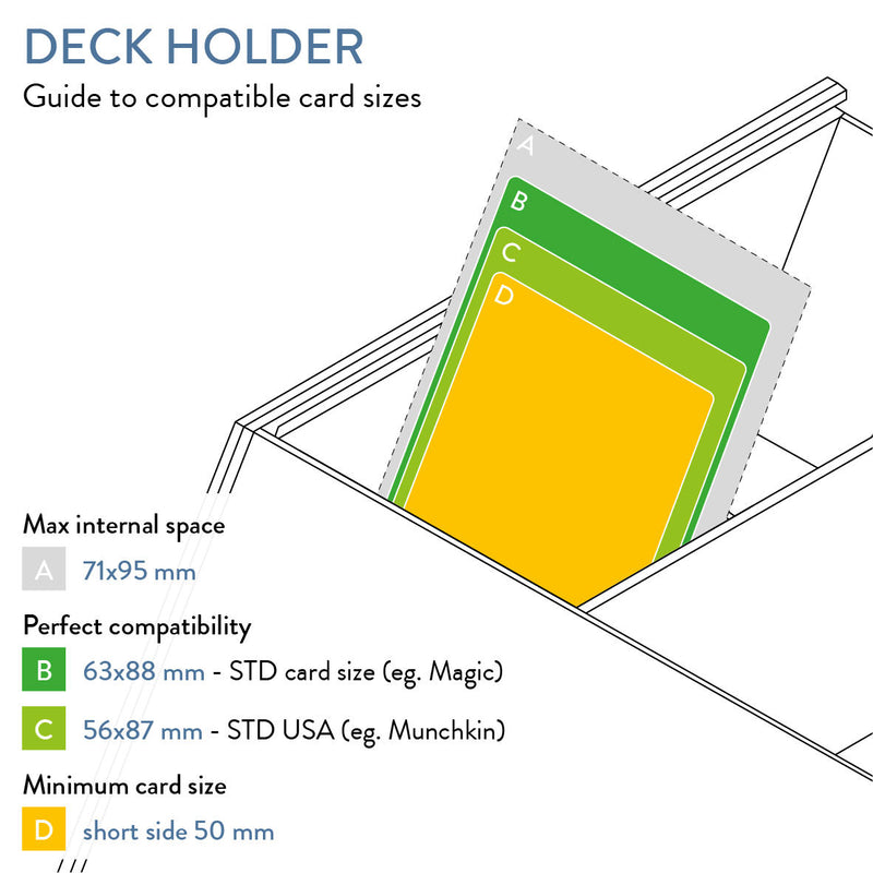 The Dicetroyers - Deck Holder: Crate Version (500 Standard Size Sleeved Cards) (Italy Import)