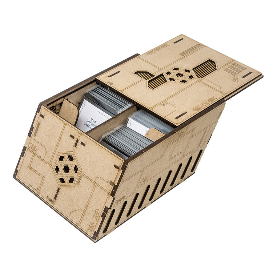 The Dicetroyers - Deck Holder: Crate Version (500 Standard Size Sleeved Cards) (Italy Import)