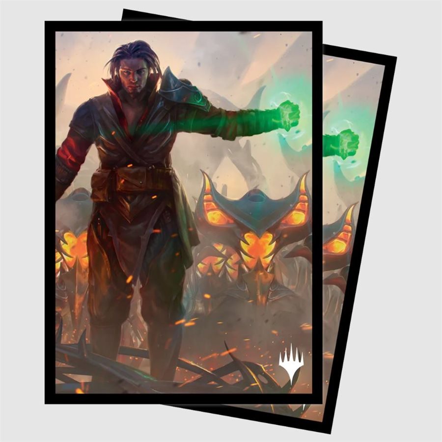 Ultra Pro - PRO-Matte 100ct Standard Deck Protector® sleeves for Magic: The Gathering: The Brothers' War Mishra