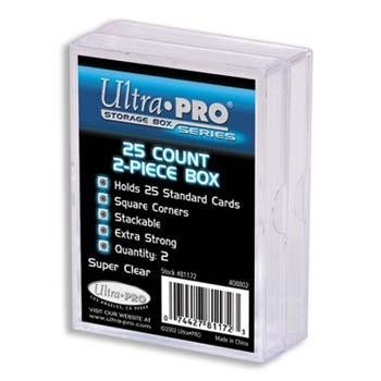 Ultra Pro Storage Box - 2 PIECE - 25 CT