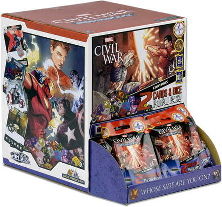 Marvel Dice Masters: Civil War - 90 Count Gravity Feed Display