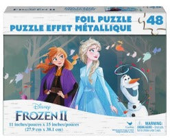 Puzzle - Foil Effect - Metallic (Frozen 2) (48pieces)