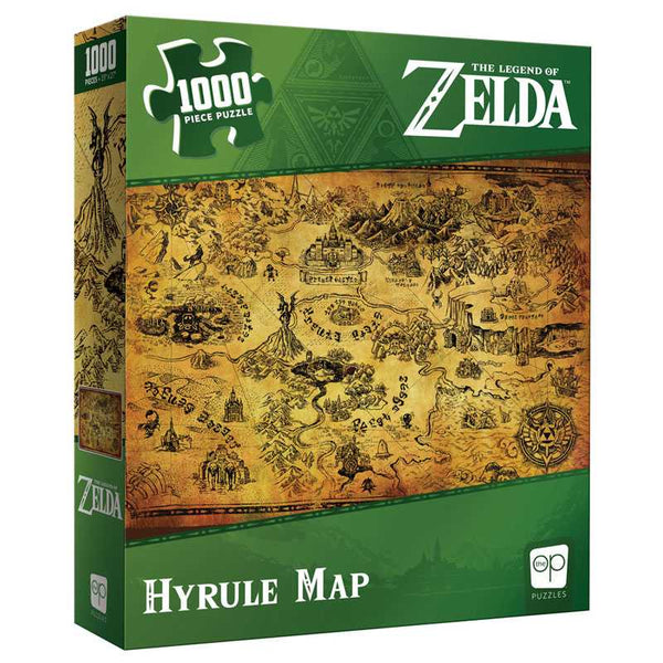 Puzzle - USAopoly - The Legend of Zelda “Hyrule Map” (1000 Pieces)