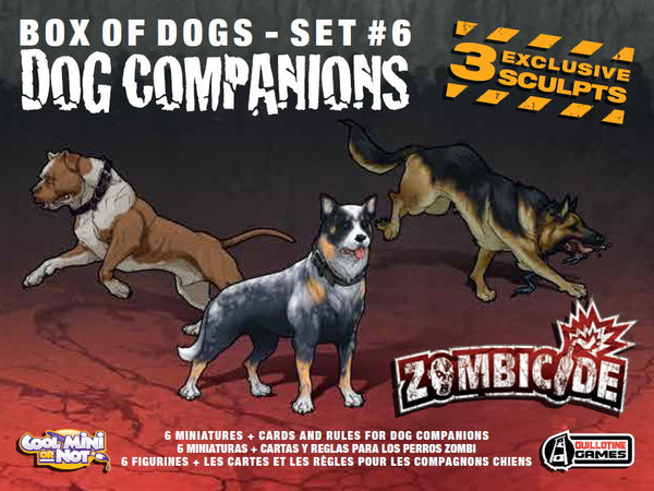 Zombicide Box of Dogs Set #6: Dog Companions