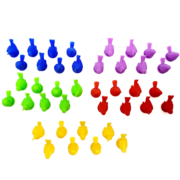 Top Shelf Gamer - Birds compatible with Wingspan (set of 40)