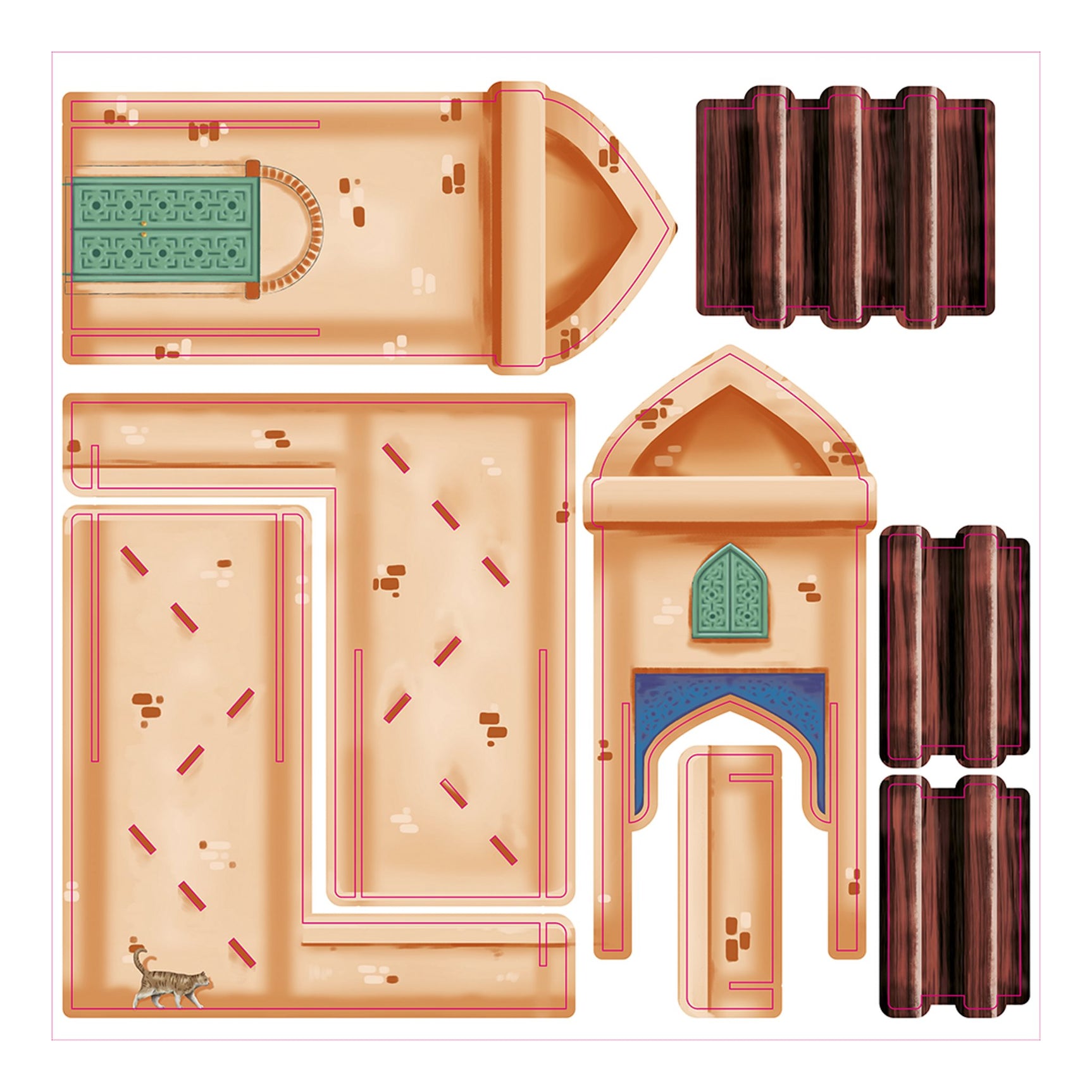 Tabriz Promo Punchboard (Dice Tower)