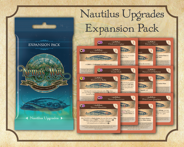 Nemo's War - Nautilus Upgrades Expansion Pack