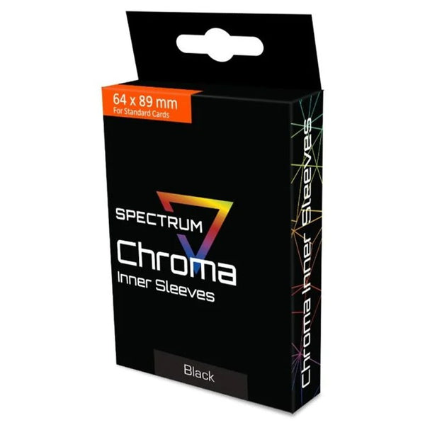 Spectrum: Chroma Inner Sleeves: Black (100ct)