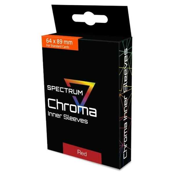 Spectrum: Chroma Inner Sleeves: Red (100ct)