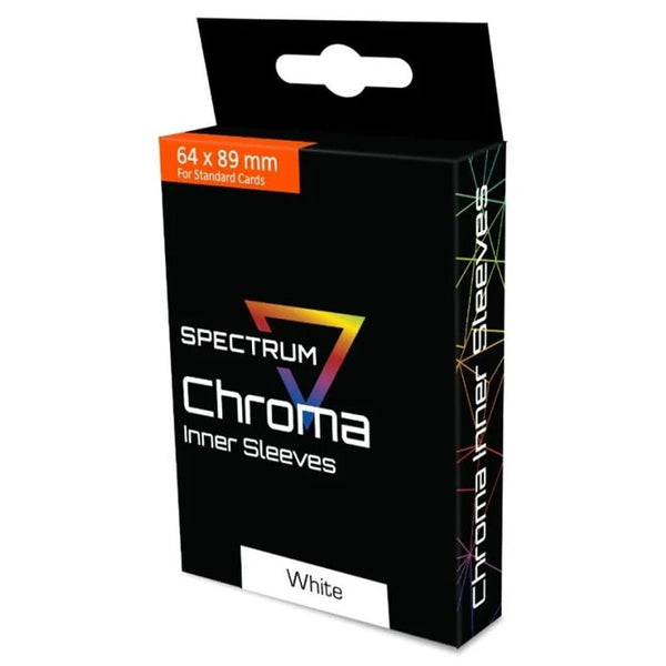 Spectrum: Chroma Inner Sleeves: White (100ct)