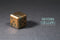 Space Roller Dice - Blue Glow Bronze Finish Space Roller Dice