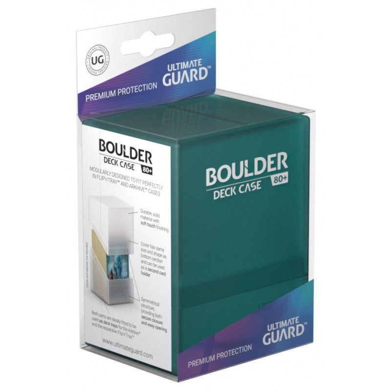 Ultimate Guard - Boulder™ 80+ Deck Case Malachite (Teal)