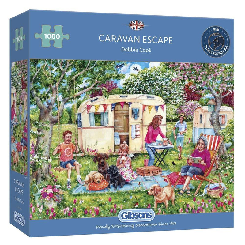 Puzzle - Gibsons - Caravan Escape (1000 Pieces)