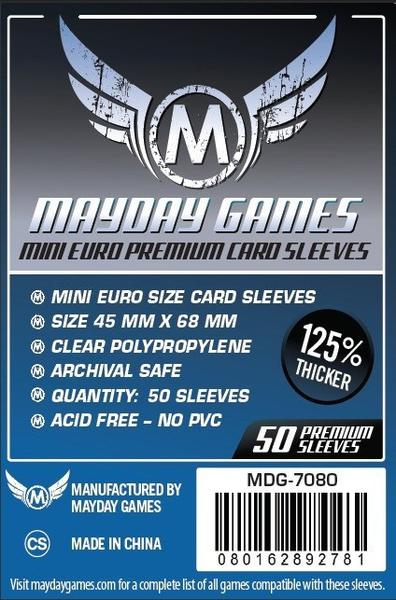 Mayday Sleeves - Mini Euro Card Sleeves - Premium