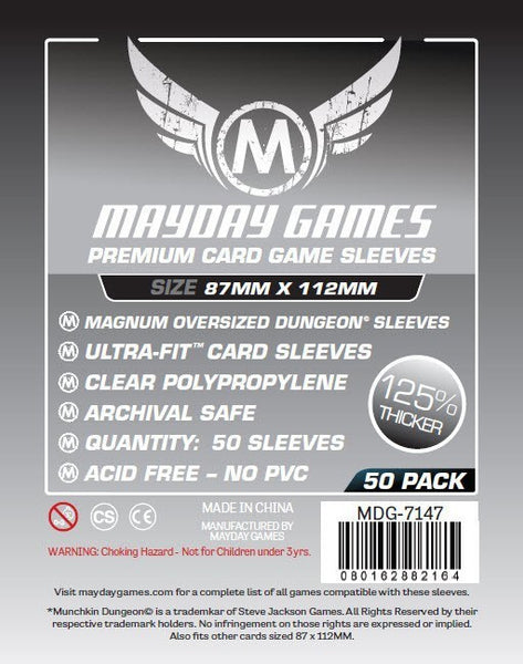Mayday Sleeves - Munchkin Dungeon Card Sleeves - Magnum Oversized (87x112mm)
