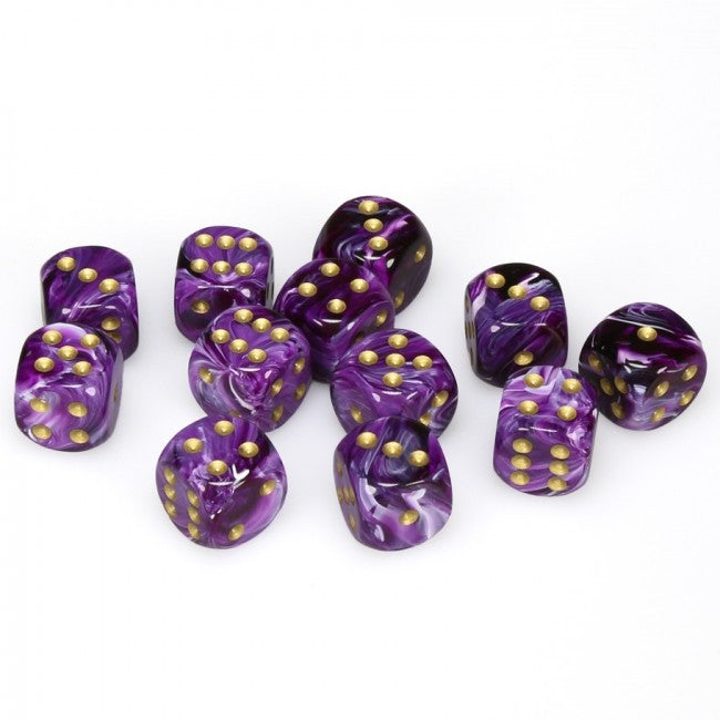 Chessex - Vortex: 12D6 Purple / Gold
