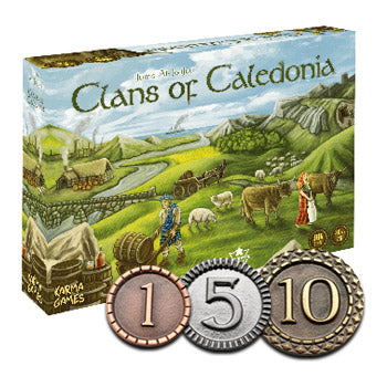Moedas & Co Coin Set - Clans of Caledonia Set