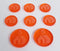 Top Shelf Gamer - Acrylic Resource Tokens compatible with Terraforming Mars™ Expansion: Colonies™ (set of 8)