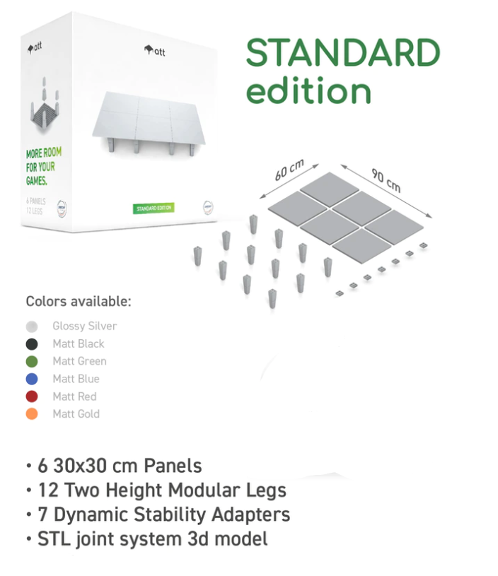 AdapTableTop - Red (Standard Edition) (See Description)