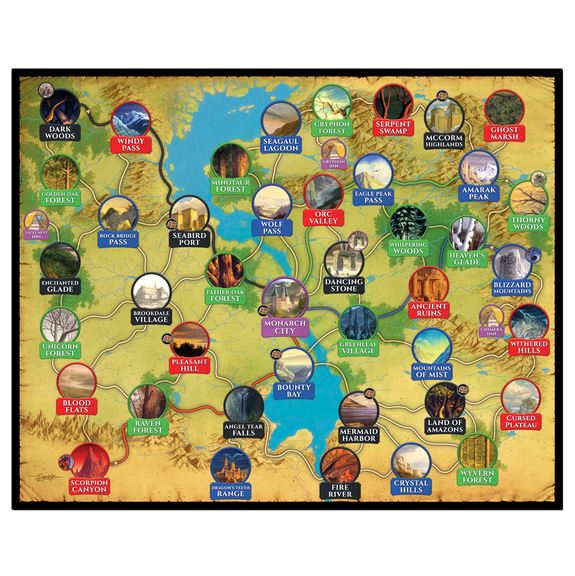 Defenders of the Realm: Revised Game Board