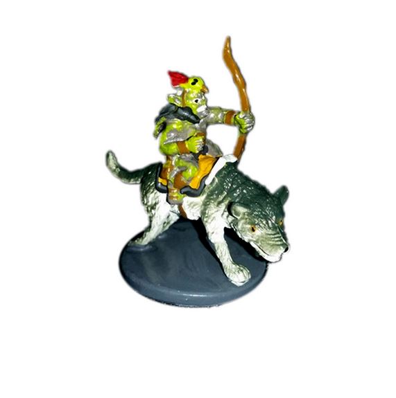 Defenders of the Realm: Wolf Rider Miniature (Painted)