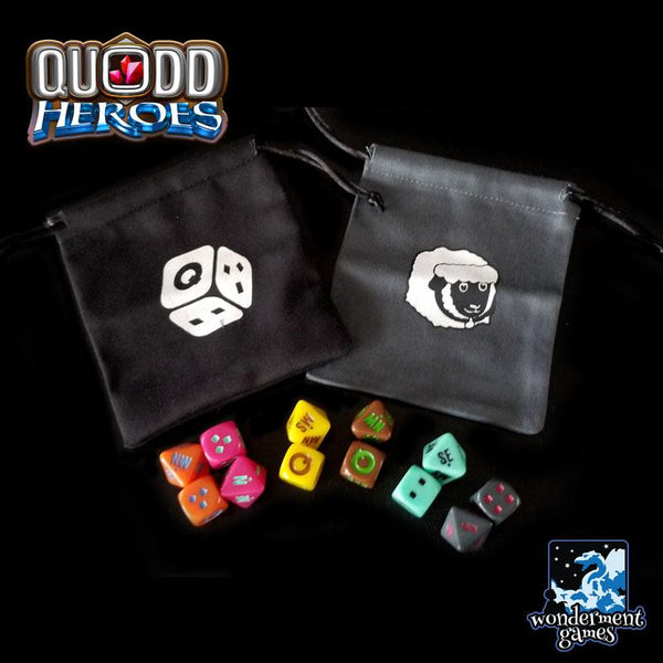 Quodd Heroes - Dice and Cloth Bags