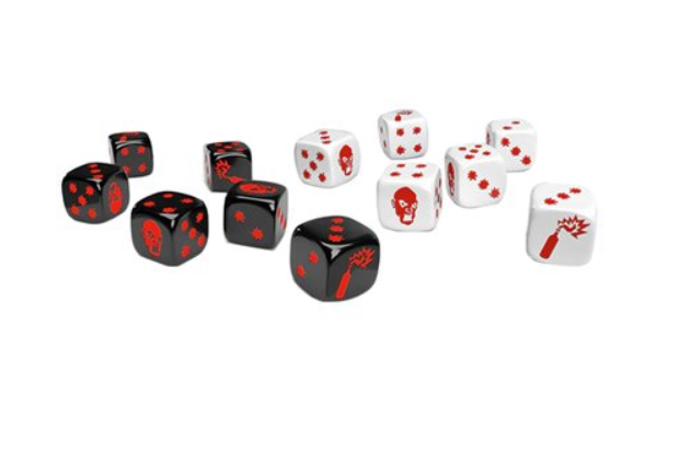 Zombicide (2nd Edition): Special Black & White Dice
