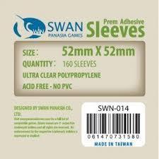 SWAN Sleeves - Card Sleeves (52 x 52 mm) - 160 Pack, Thin Sleeves
