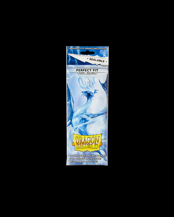 Dragon Shield - Sealable Perfect Fit Sleeves: Clear (100ct)