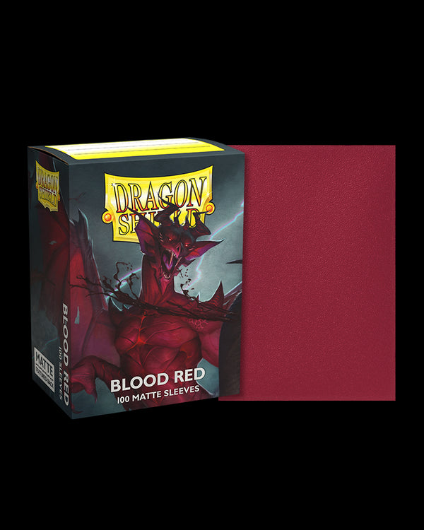 Dragon Shield - Matte Sleeves: Blood Red (100ct)