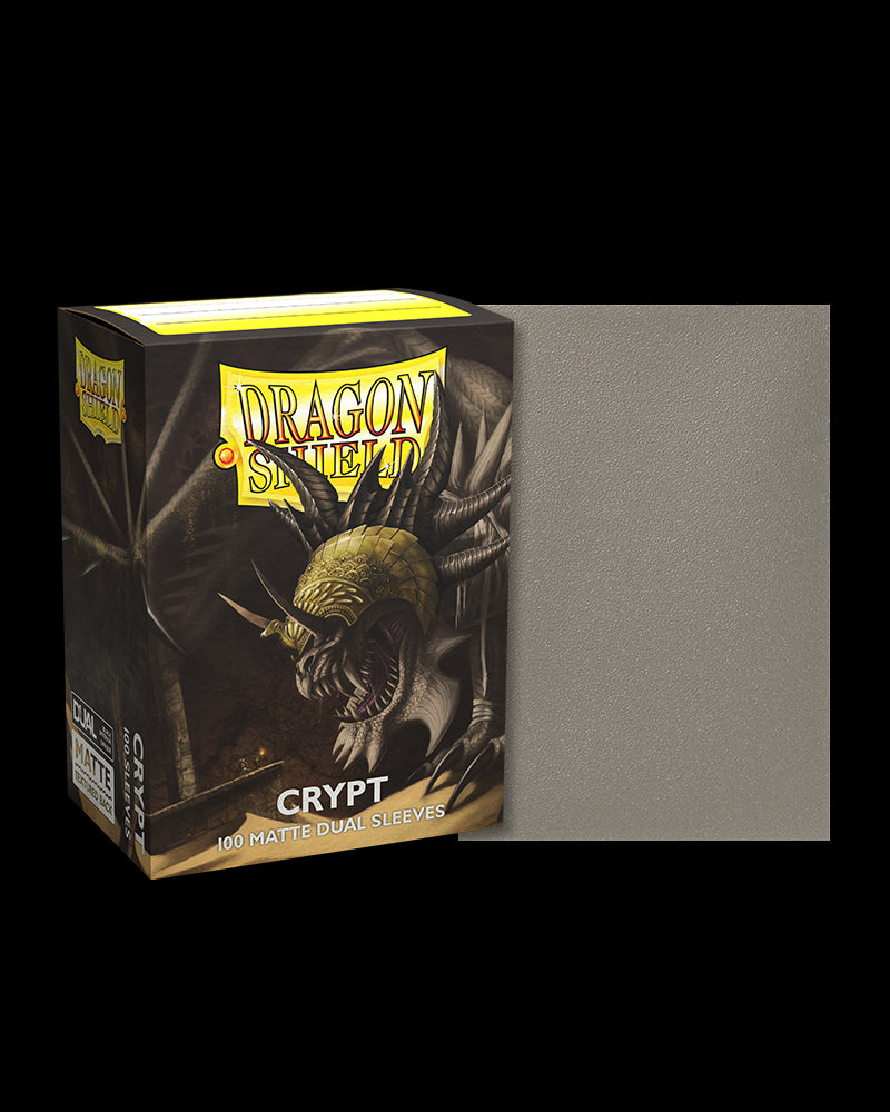 Dragon Shield - Matte Dual Sleeves: Crypt Grey (100ct)