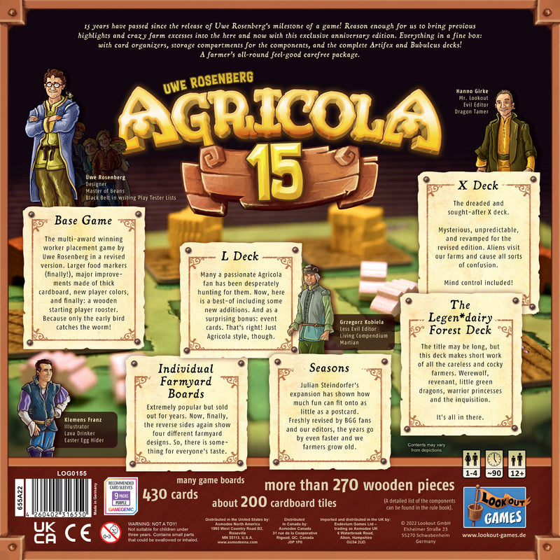 Agricola - Big Box 15th Anniversary (Empty Box)