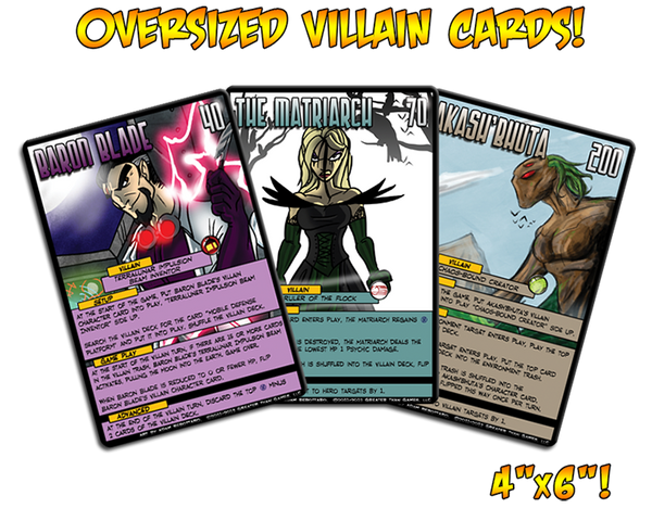 Sentinels of the Multiverse - Villain Oversized Cards