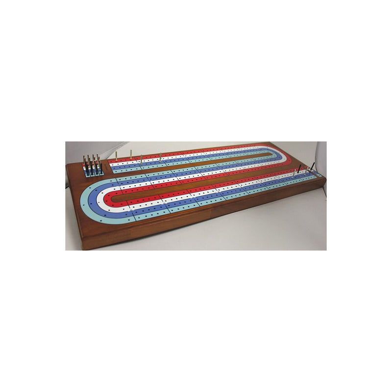 Large - 4 Track Cribbage Board Game