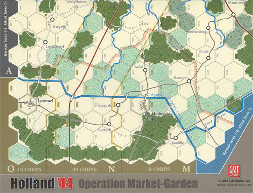 Holland '44: Operation Market-Garden - Mounted Map Set
