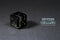 Space Roller Dice - Green Glow Black Finish Space Roller Dice