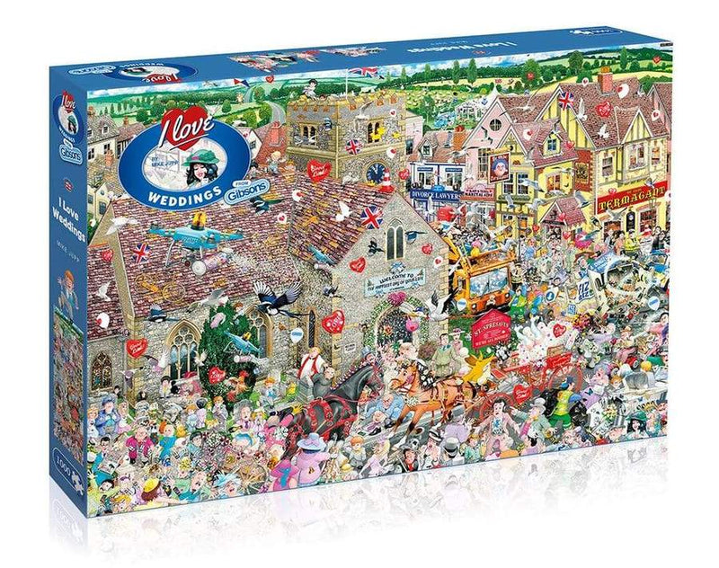 Puzzle - Gibsons - I Love Weddings (1000 Pieces)