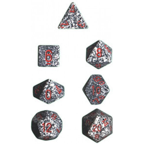 Chessex - 7 Piece - Speckled - Granite