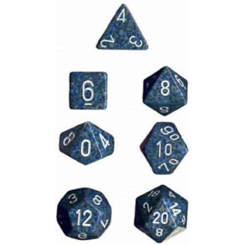 Chessex - 7 Piece - Speckled - Sea