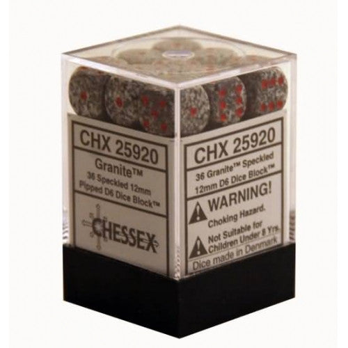 Chessex - 36D6 - Speckled - Granite
