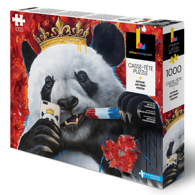 Puzzle - Lalita’s Art Shop - Jigsaw Puzzle: Selfie Panda (1000 Pieces)